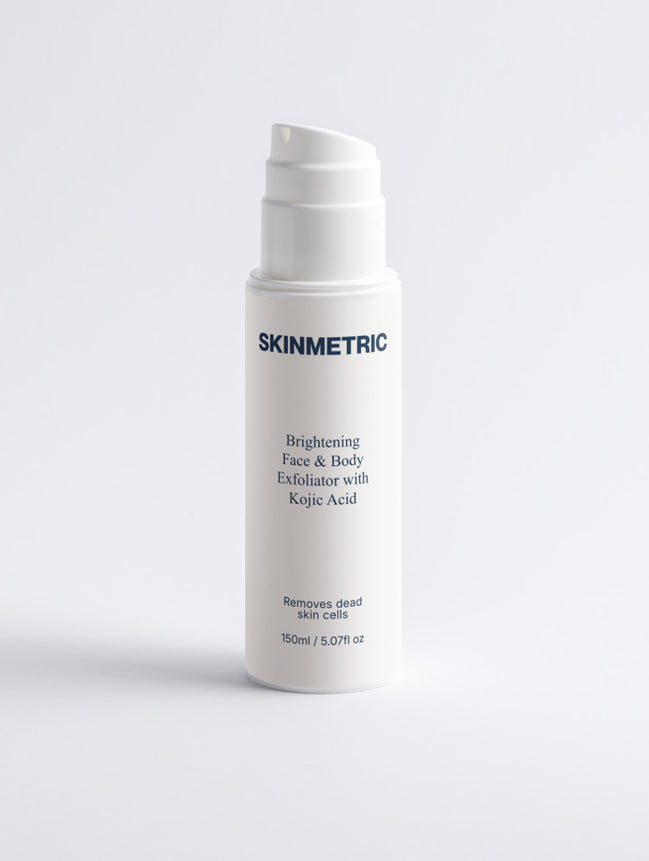 Brightening Face & Body Exfoliator with Kojic Acid