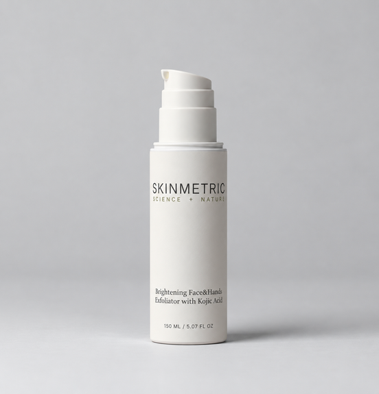 Men's Brightening Face & Hands  Exfoliator with Kojic Acid
