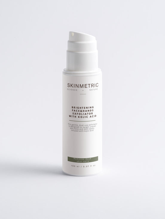 Brightening Face & Hands  Exfoliator with Kojic Acid